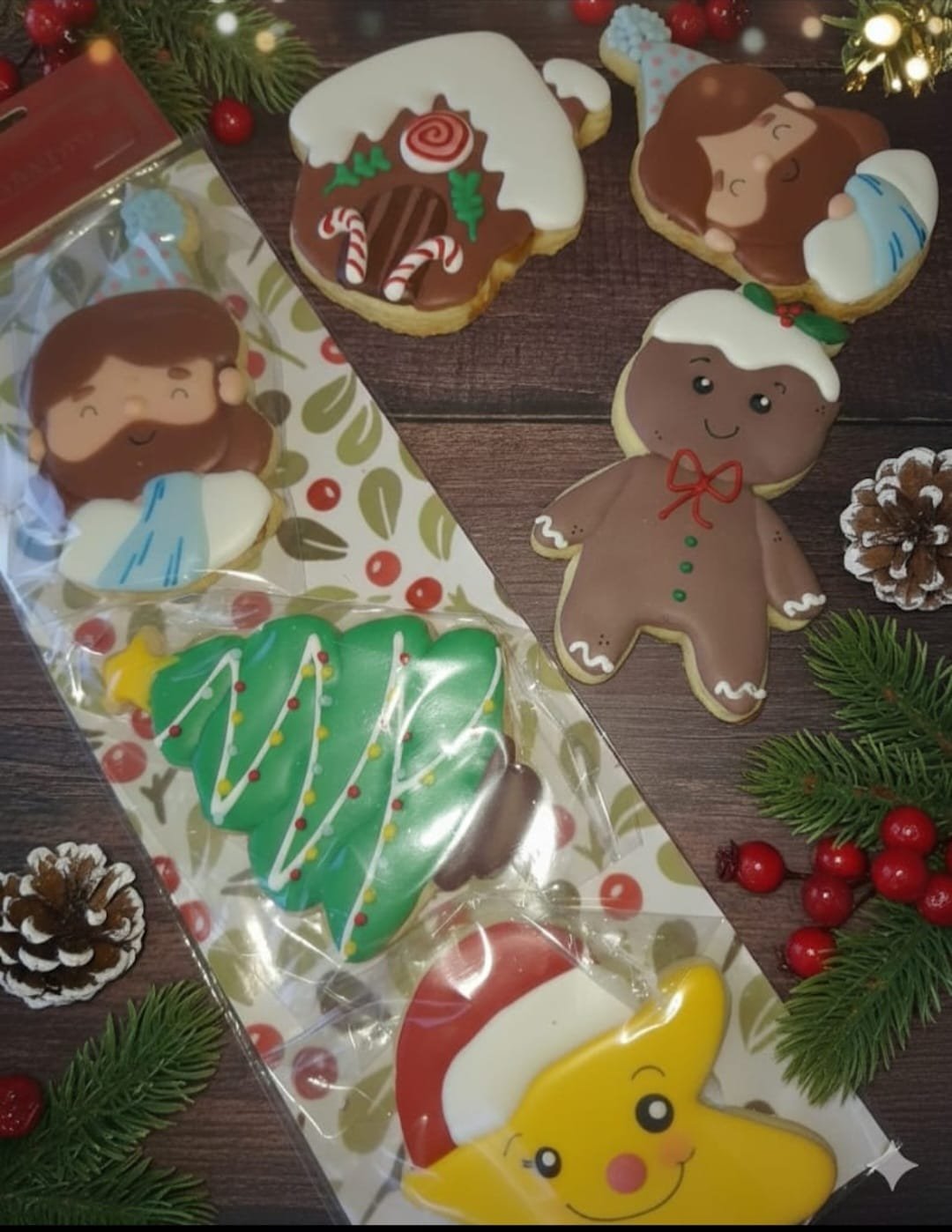 Trio decorado
